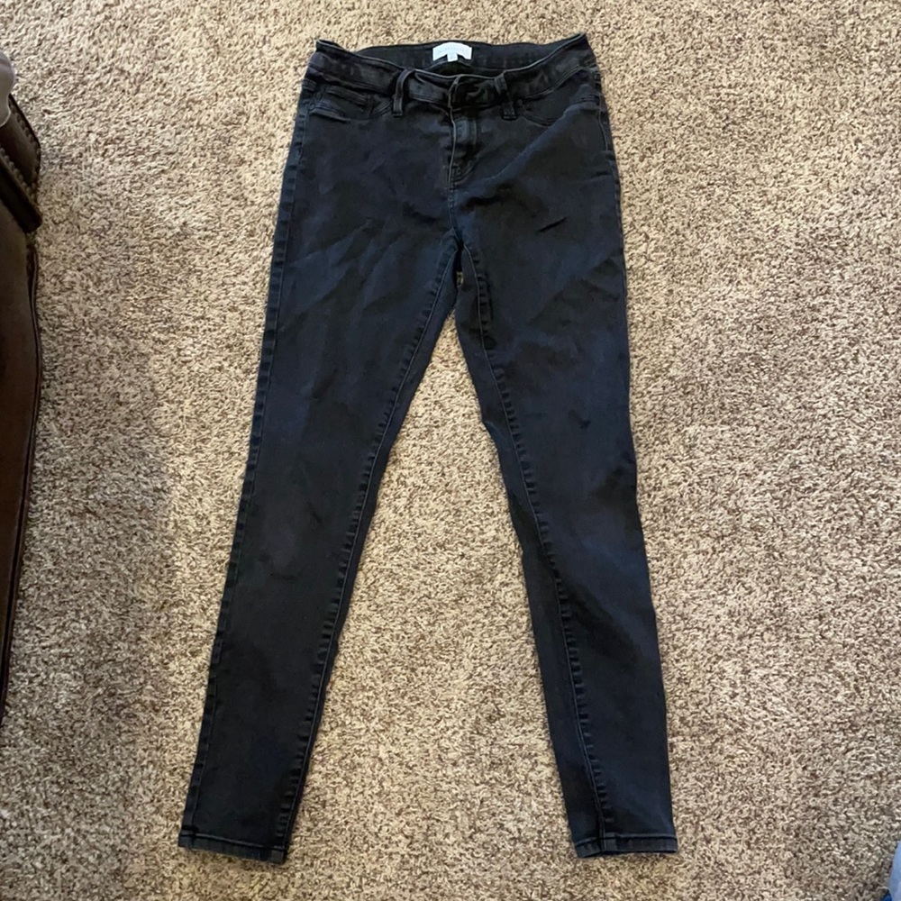 Warehouse black skinny jeans